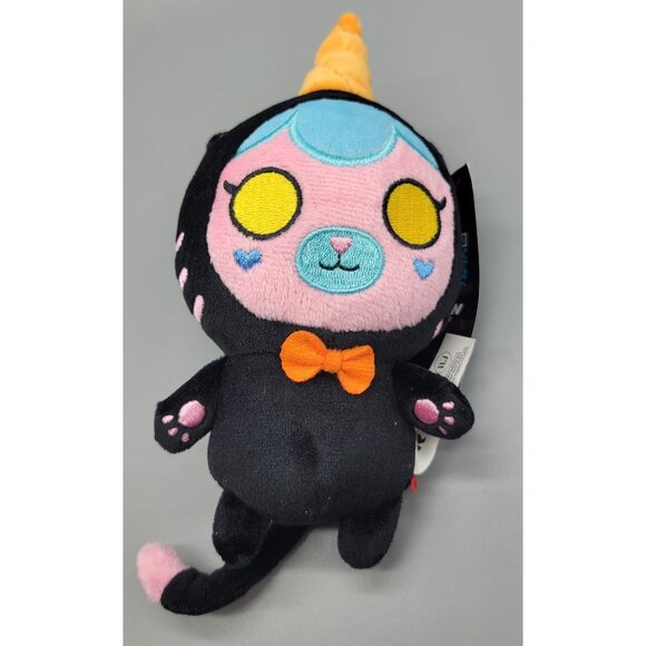 Krew District NWT Warren James Kitty Halloween Key Chain Plush P2 - Picture 1 of 7